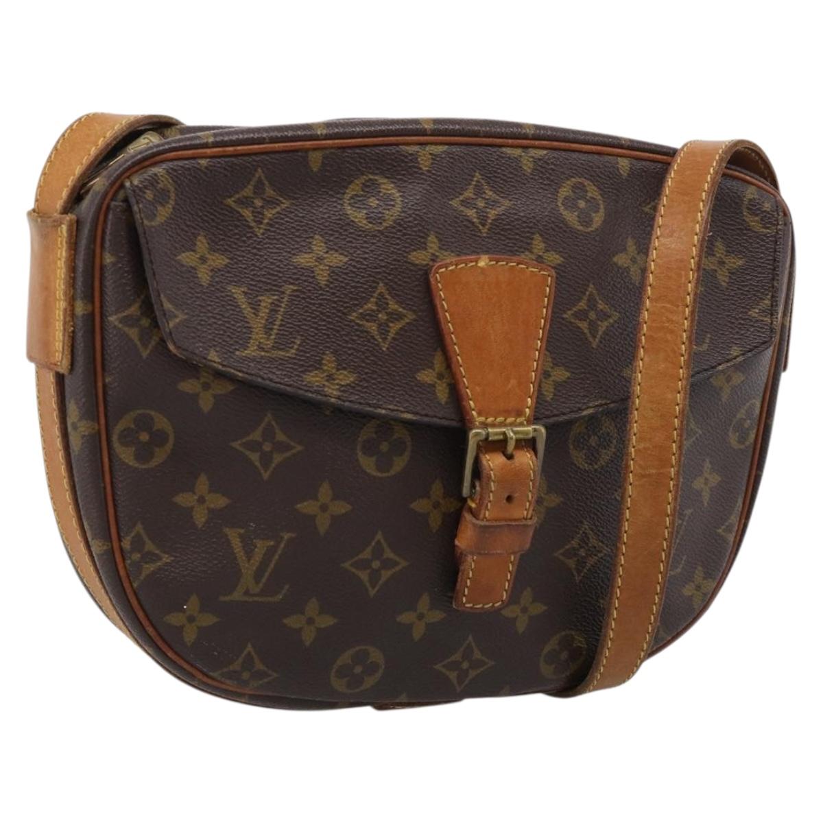 LOUIS VUITTON Monogram Jeune Fille GM Shoulder Bag M51225 LV Auth bs37889