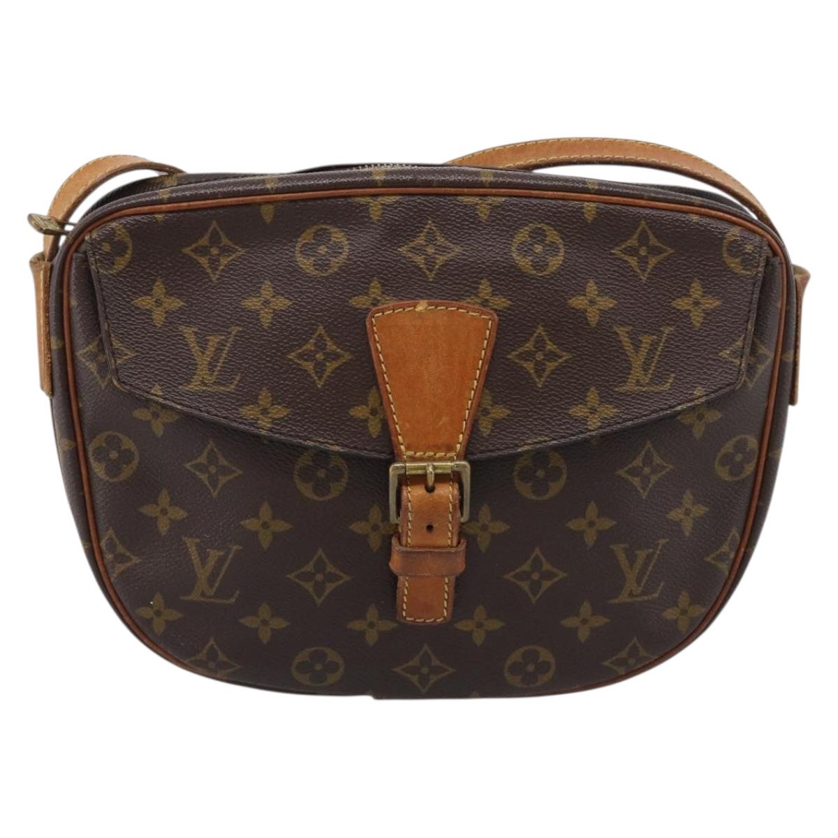 LOUIS VUITTON Monogram Jeune Fille GM Shoulder Bag M51225 LV Auth bs37889