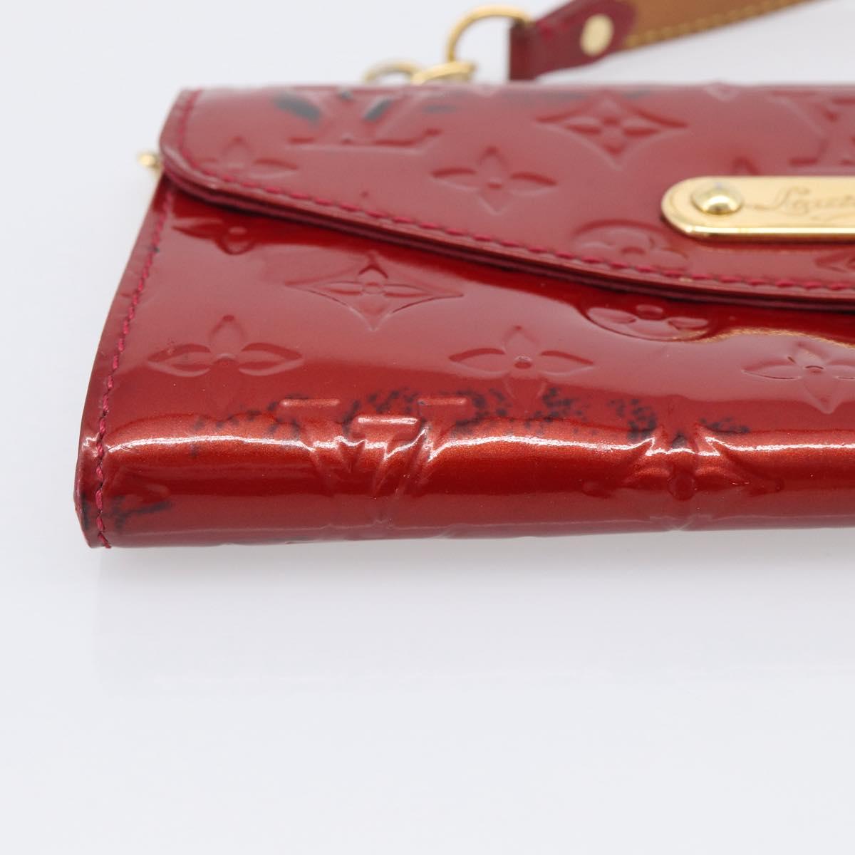 LOUIS VUITTON Monogram Vernis Sunset Bluebird Pomme D'amour M93543 Auth bs37953