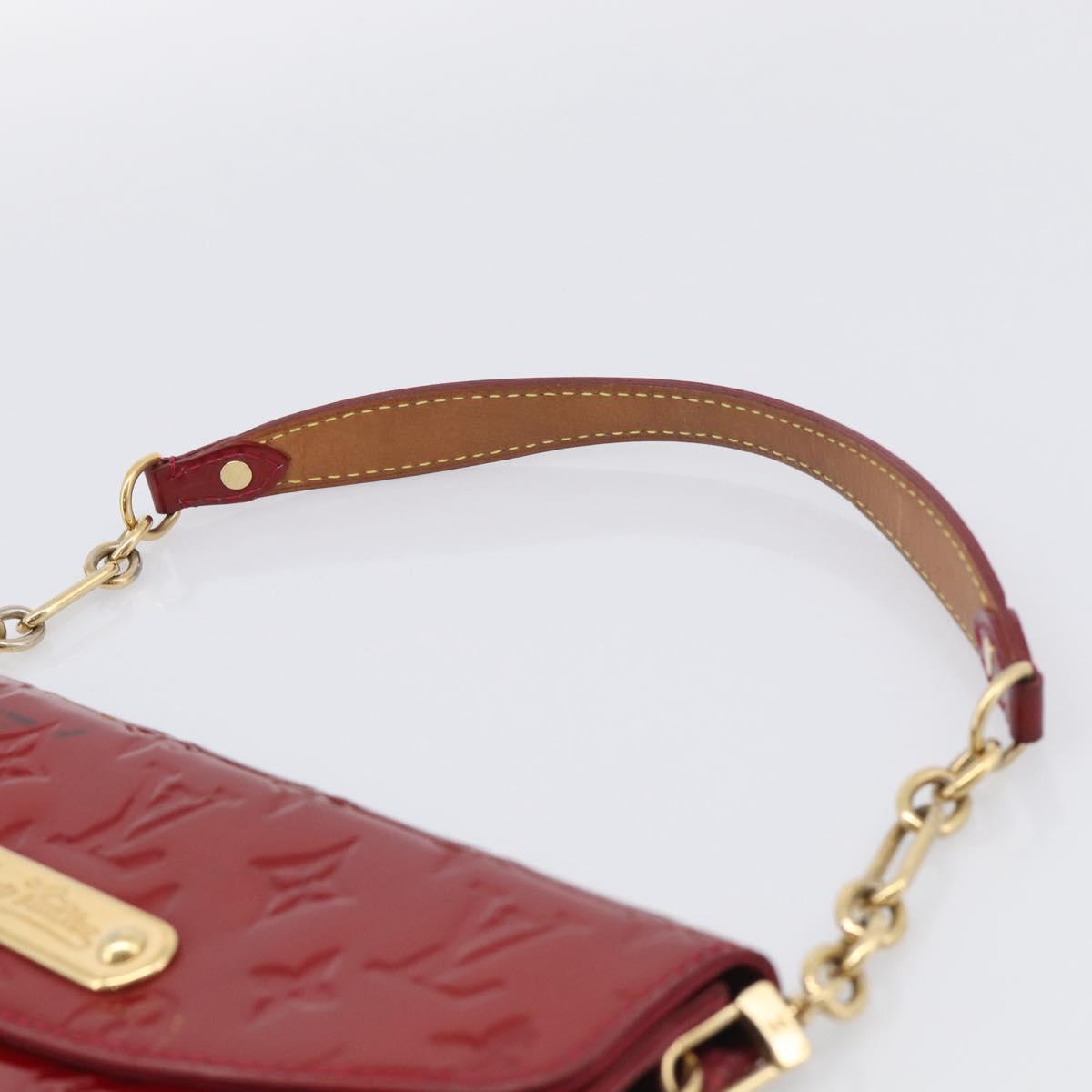 LOUIS VUITTON Monogram Vernis Sunset Bluebird Pomme D'amour M93543 Auth bs37953