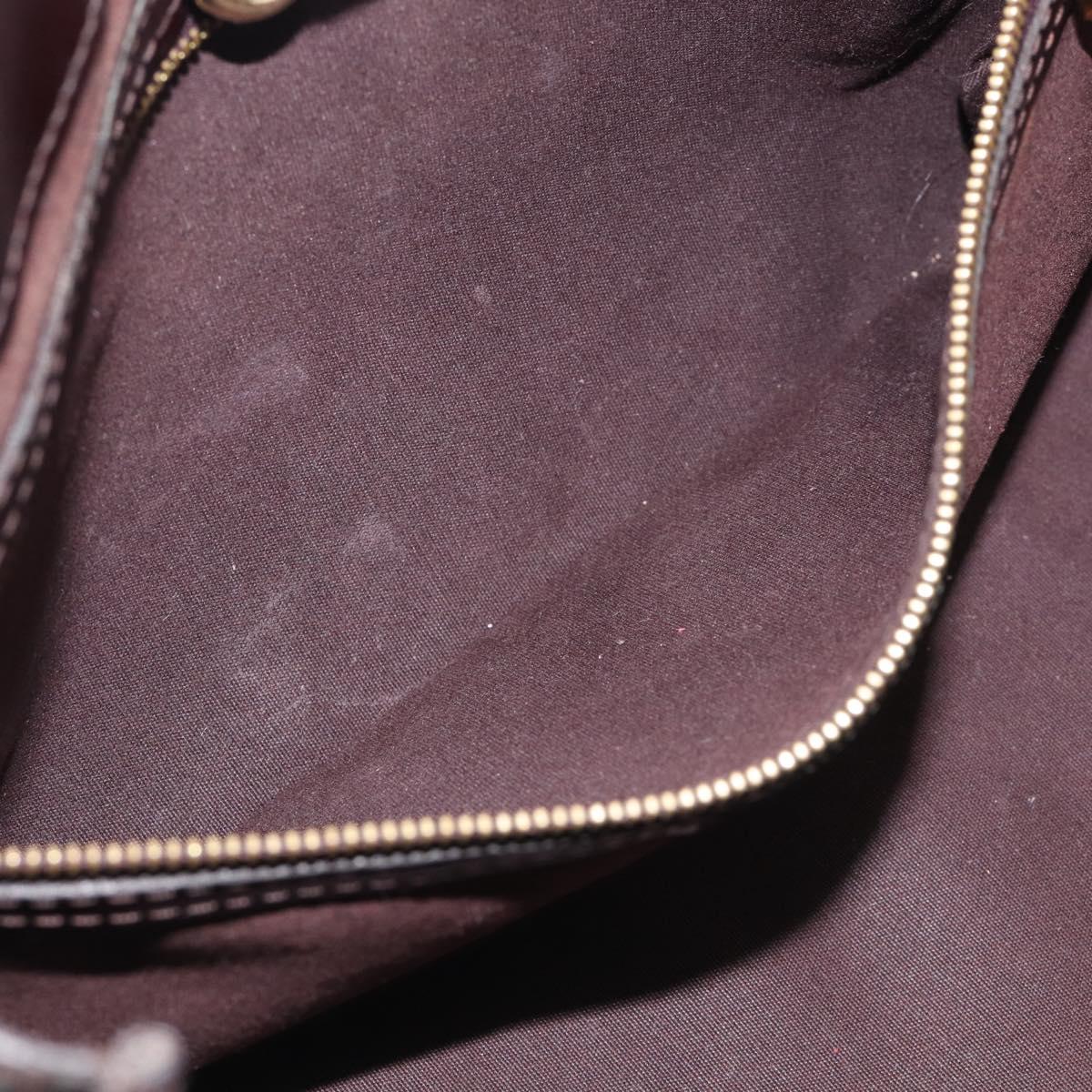 LOUIS VUITTON Monogram Vernis Wilshire PM Hand Bag Amarante M93641 Auth bs37956