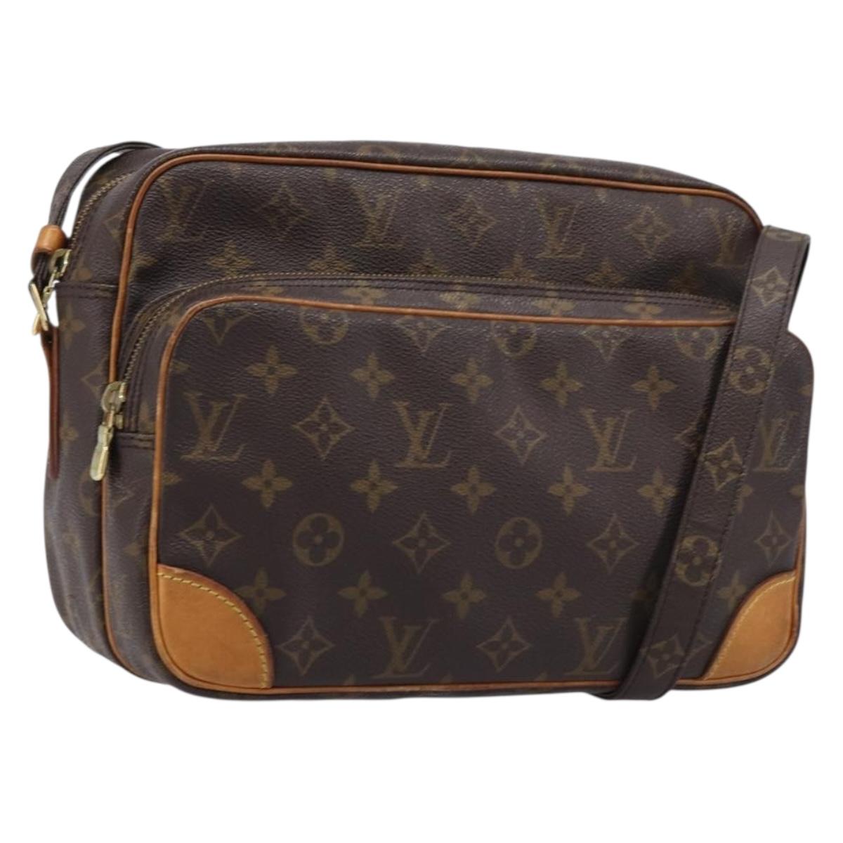 LOUIS VUITTON Monogram Nile Shoulder Bag M45244 LV Auth bs37957