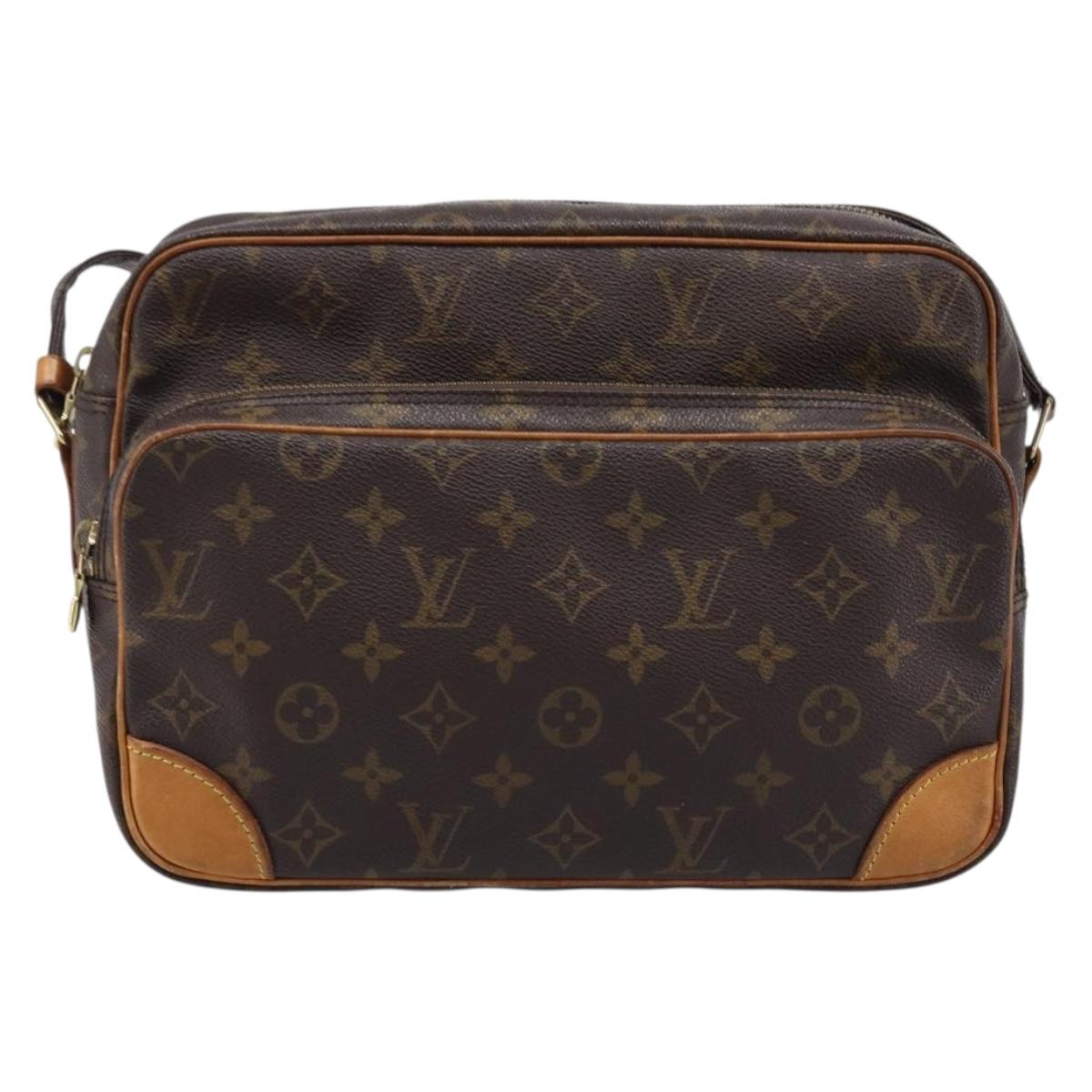 LOUIS VUITTON Monogram Nile Shoulder Bag M45244 LV Auth bs37957