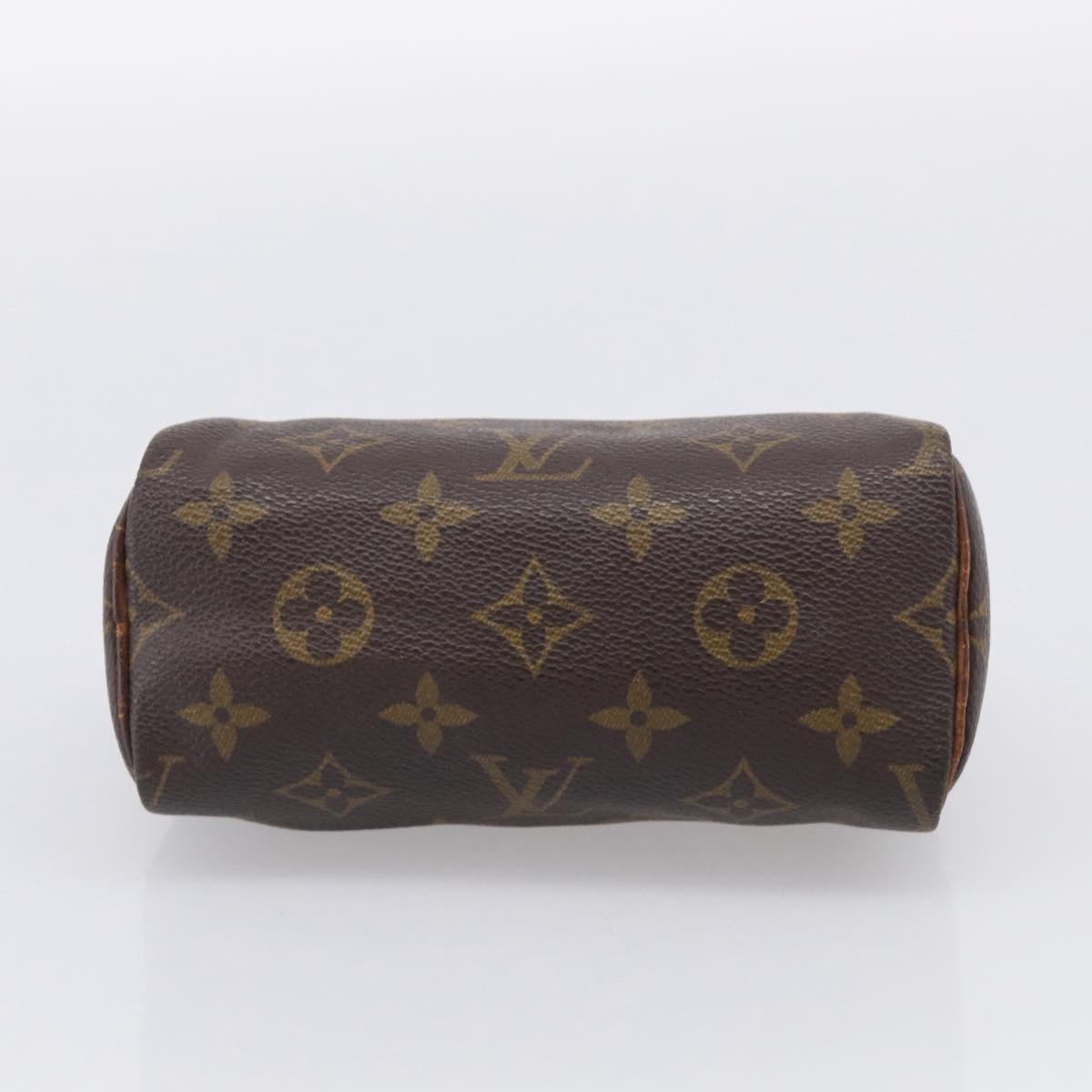 LOUIS VUITTON Monogram Mini Speedy Hand Bag M41534 LV Auth bs37959