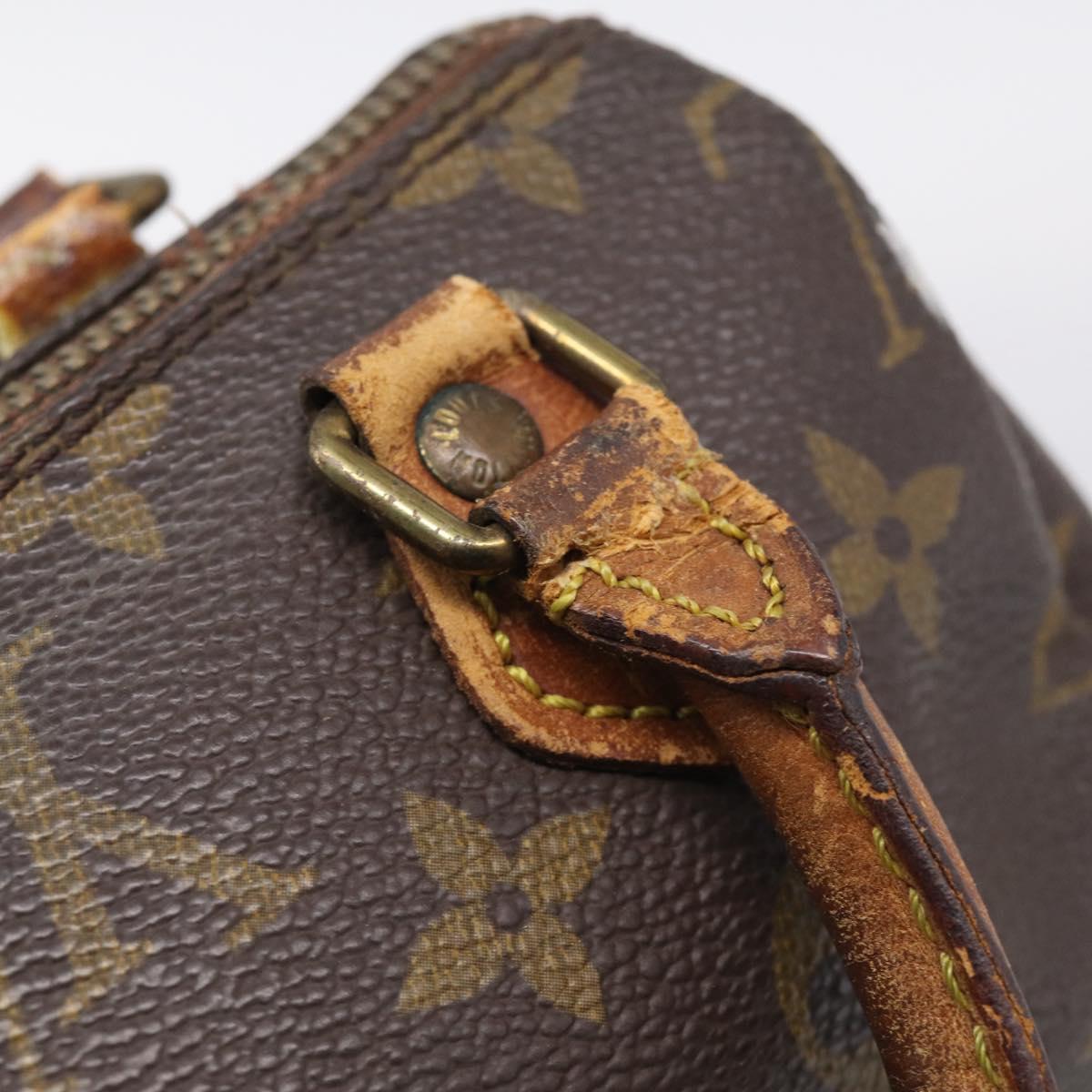 LOUIS VUITTON Monogram Mini Speedy Hand Bag M41534 LV Auth bs37959