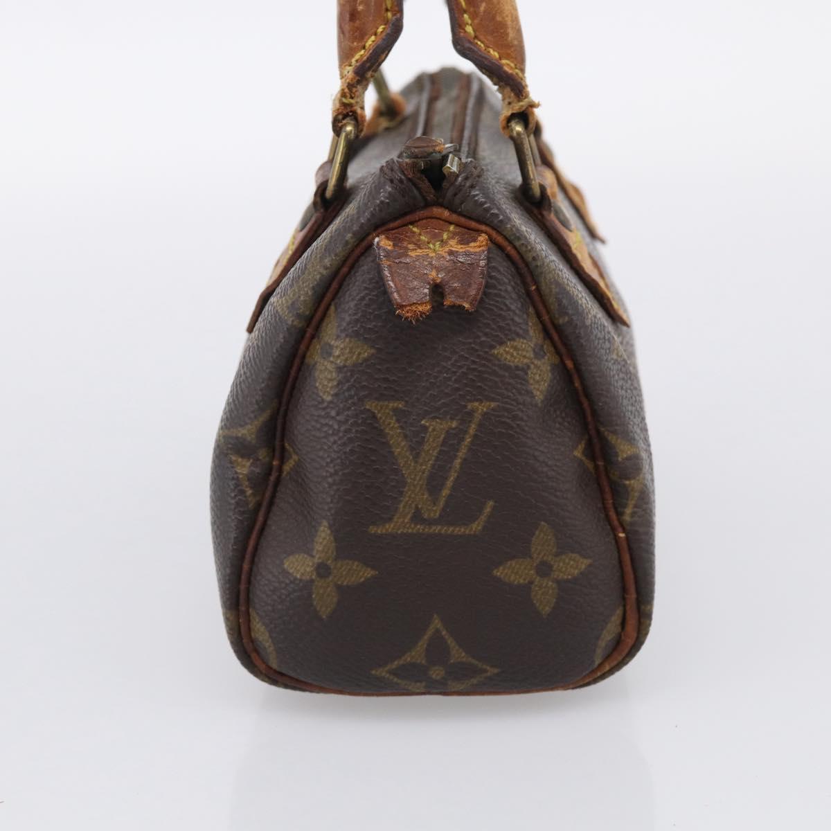 LOUIS VUITTON Monogram Mini Speedy Hand Bag M41534 LV Auth bs37959