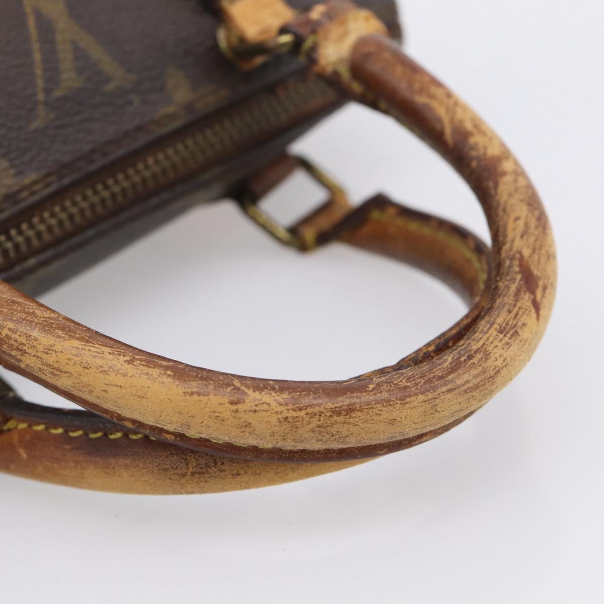 LOUIS VUITTON Monogram Mini Speedy Hand Bag M41534 LV Auth bs37959