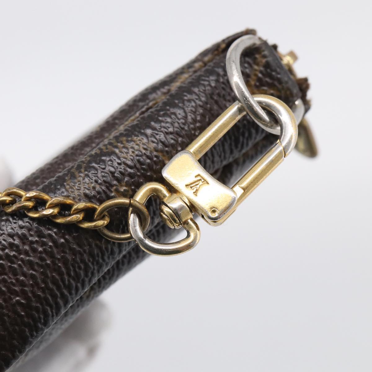 LOUIS VUITTON Monogram Mini Pochette Accessoires Pouch M58009 LV Auth bs37981