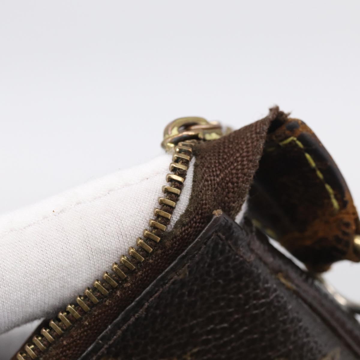 LOUIS VUITTON Monogram Mini Pochette Accessoires Pouch M58009 LV Auth bs37981
