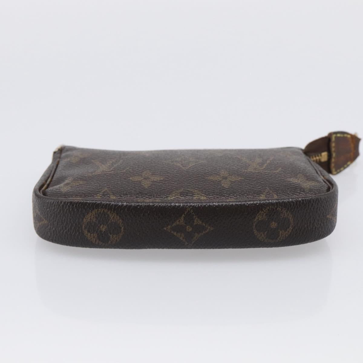 LOUIS VUITTON Monogram Mini Pochette Accessoires Pouch M58009 LV Auth bs37981