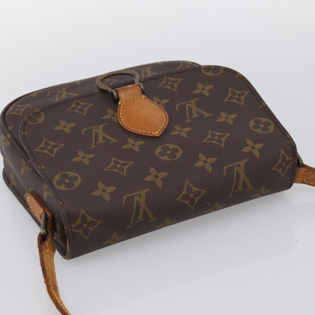 LOUIS VUITTON Monogram Saint Cloud MM Shoulder Bag M51243 LV Auth bs37996