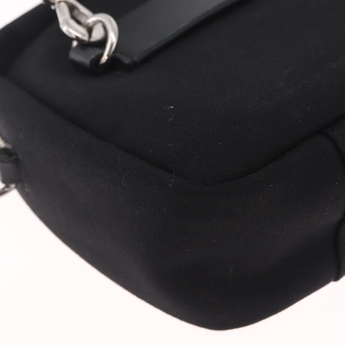 Valentino UNDERCOVER Collaboration Shoulder Bag Canvas Black Auth bs38000A