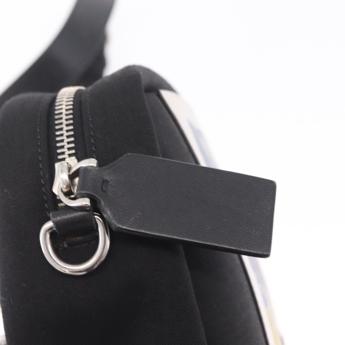 Valentino UNDERCOVER Collaboration Shoulder Bag Canvas Black Auth bs38000A