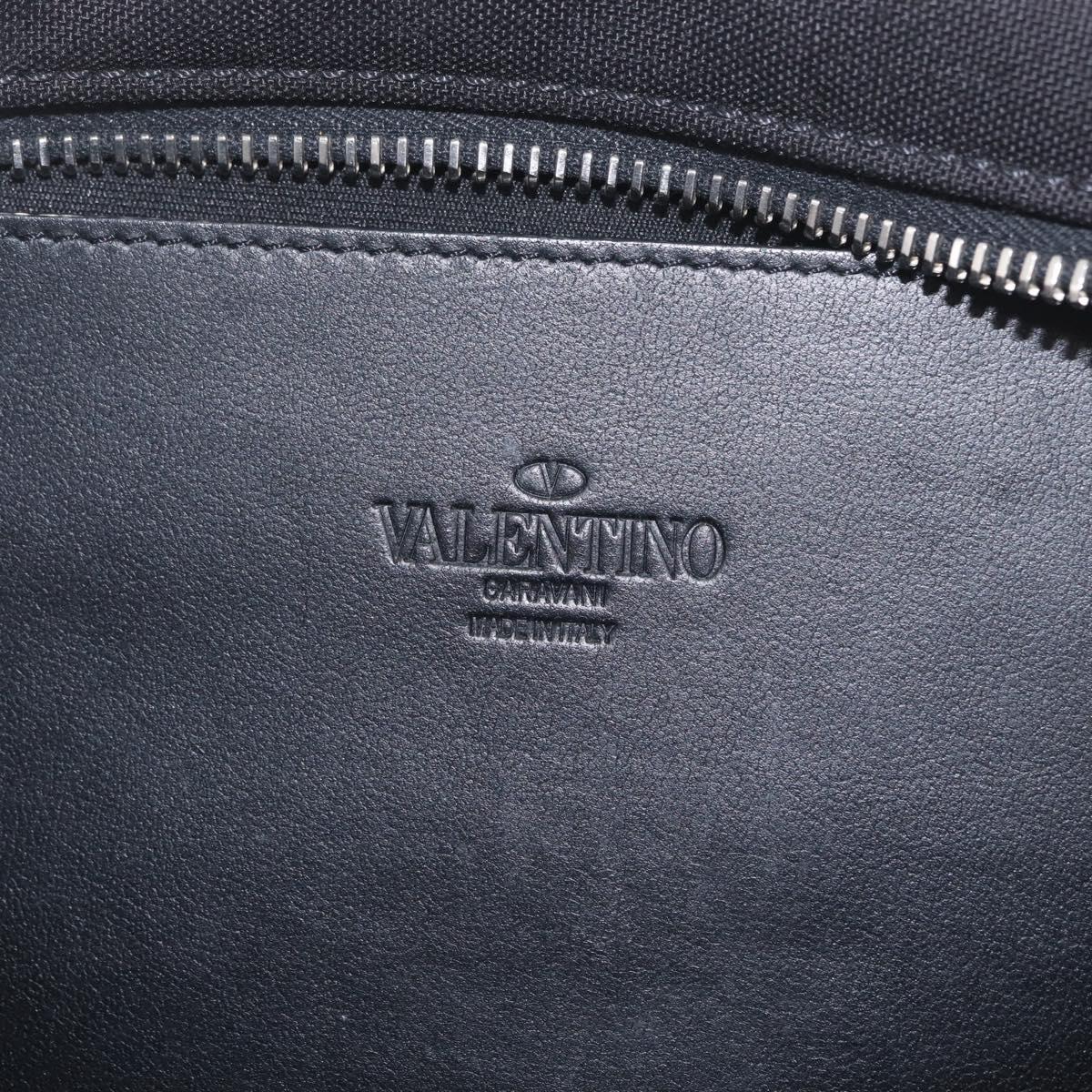 Valentino UNDERCOVER Collaboration Shoulder Bag Canvas Black Auth bs38000A