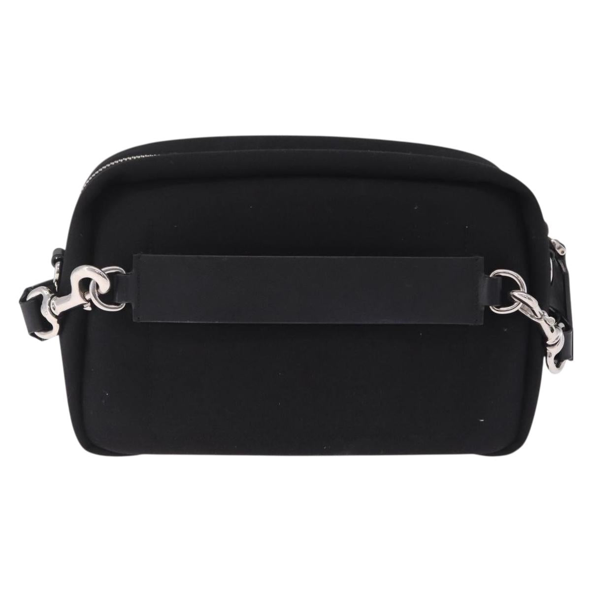 Valentino UNDERCOVER Collaboration Shoulder Bag Canvas Black Auth bs38000A