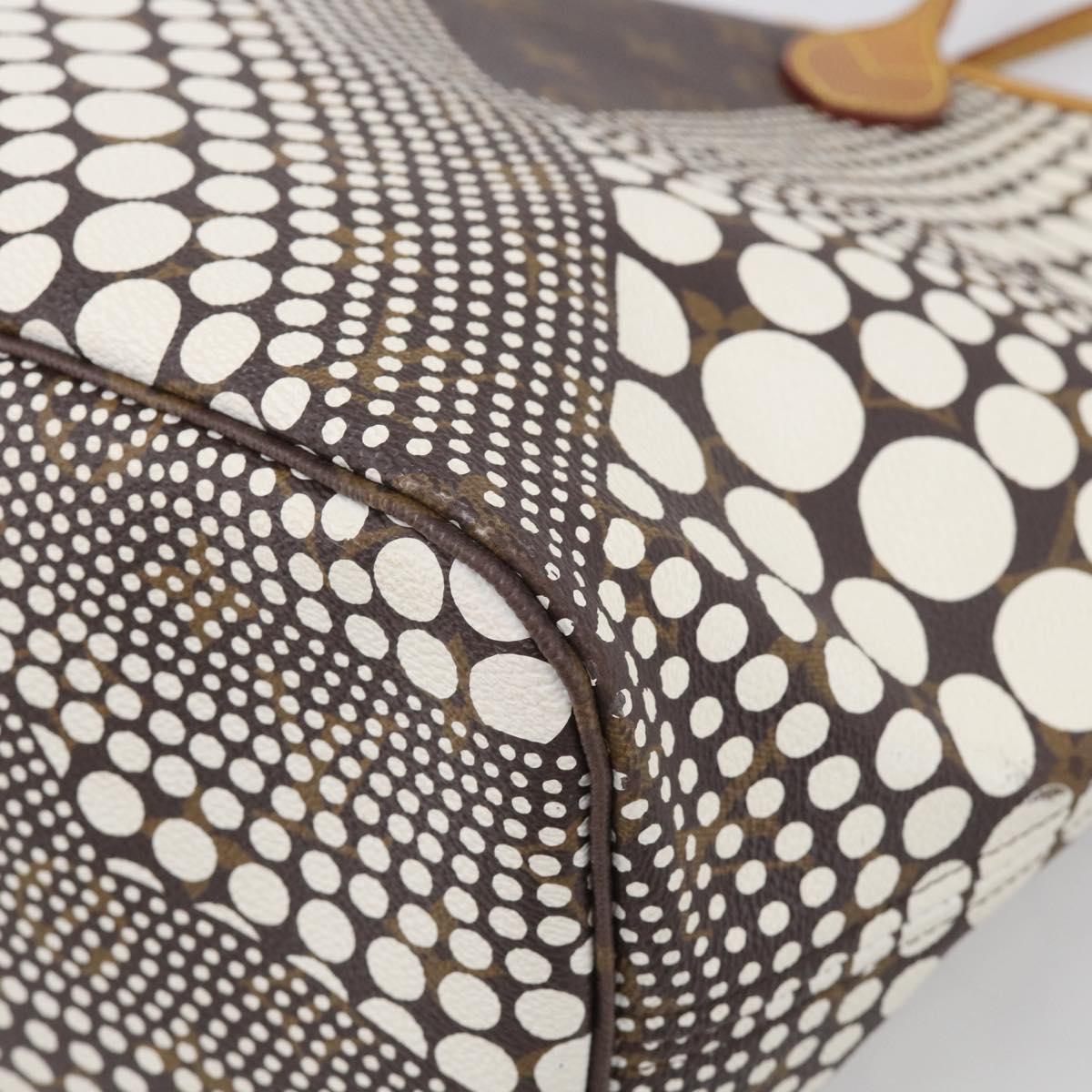 LOUIS VUITTON Dot Infinity Yayoi Kusama Neverfull MM Bag M40684 LV Auth bs38030