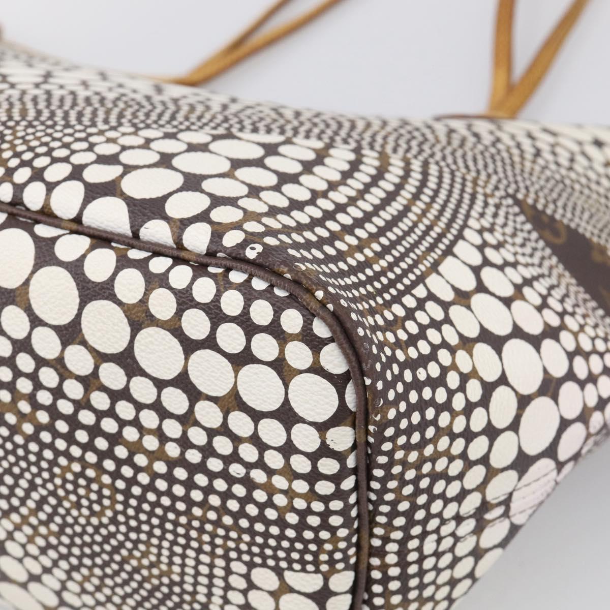 LOUIS VUITTON Dot Infinity Yayoi Kusama Neverfull MM Bag M40684 LV Auth bs38030