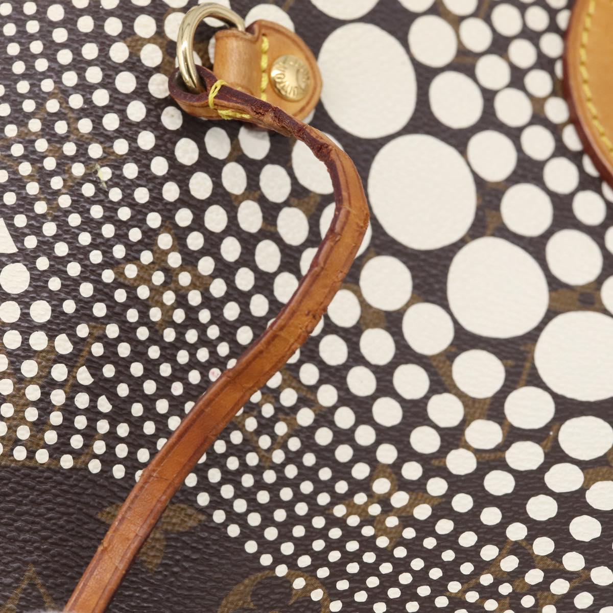 LOUIS VUITTON Dot Infinity Yayoi Kusama Neverfull MM Bag M40684 LV Auth bs38030