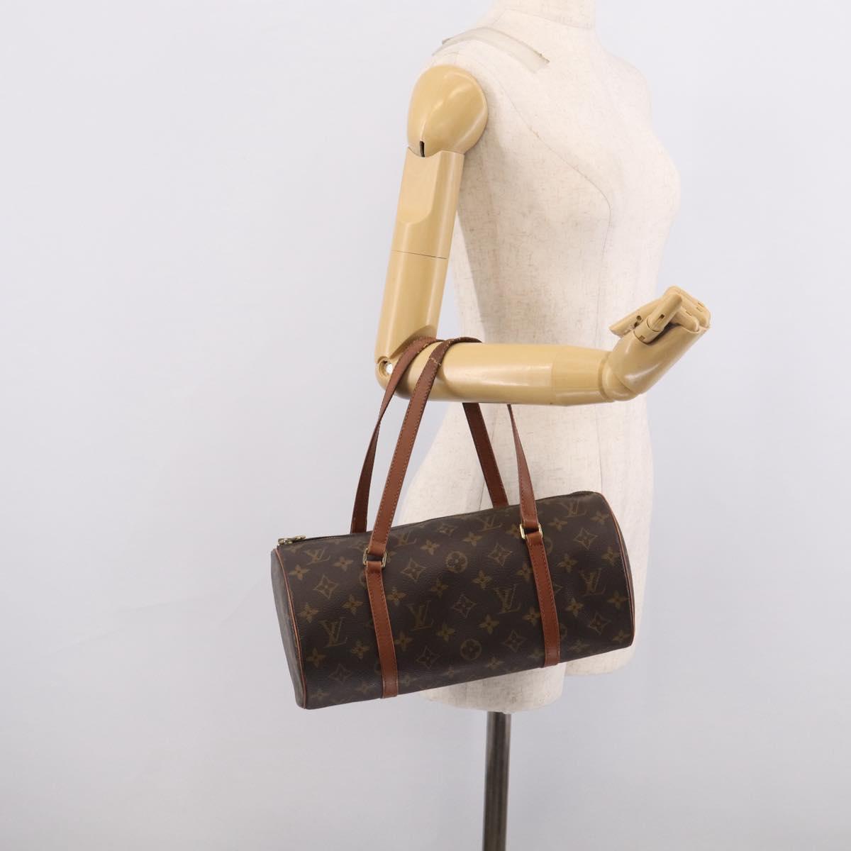 LOUIS VUITTON Monogram Papillon 30 Hand Bag M51365 LV Auth bs38041