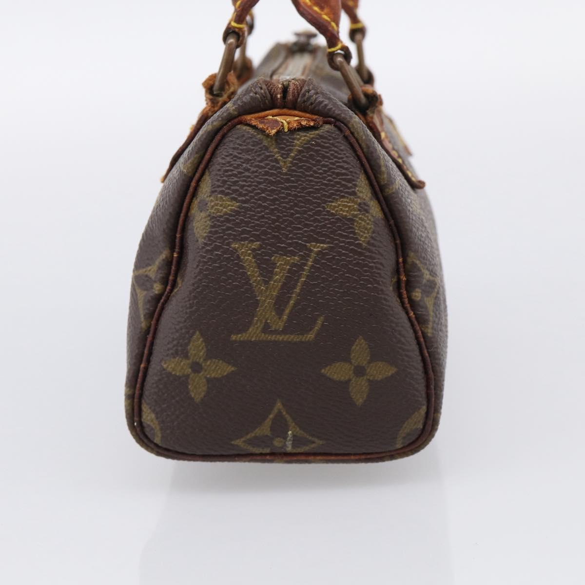 LOUIS VUITTON Monogram Mini Speedy Hand Bag M41534 LV Auth bs38050