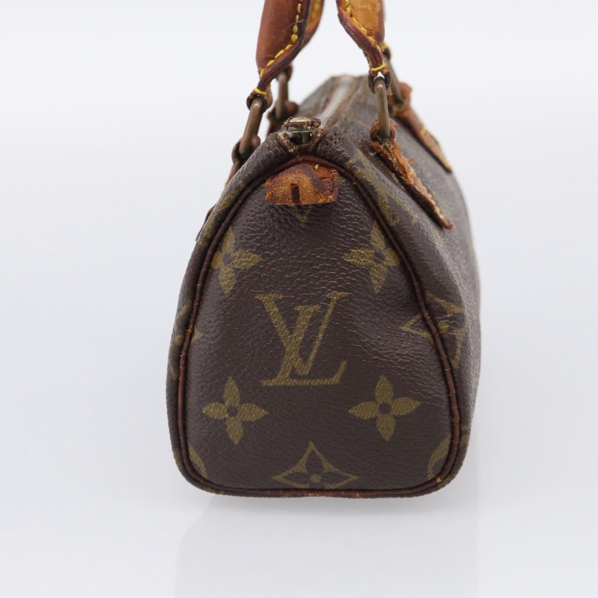 LOUIS VUITTON Monogram Mini Speedy Hand Bag M41534 LV Auth bs38050
