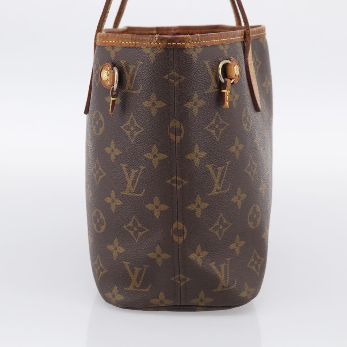 LOUIS VUITTON Monogram Neverfull PM Tote Bag M40155 LV Auth bs38054