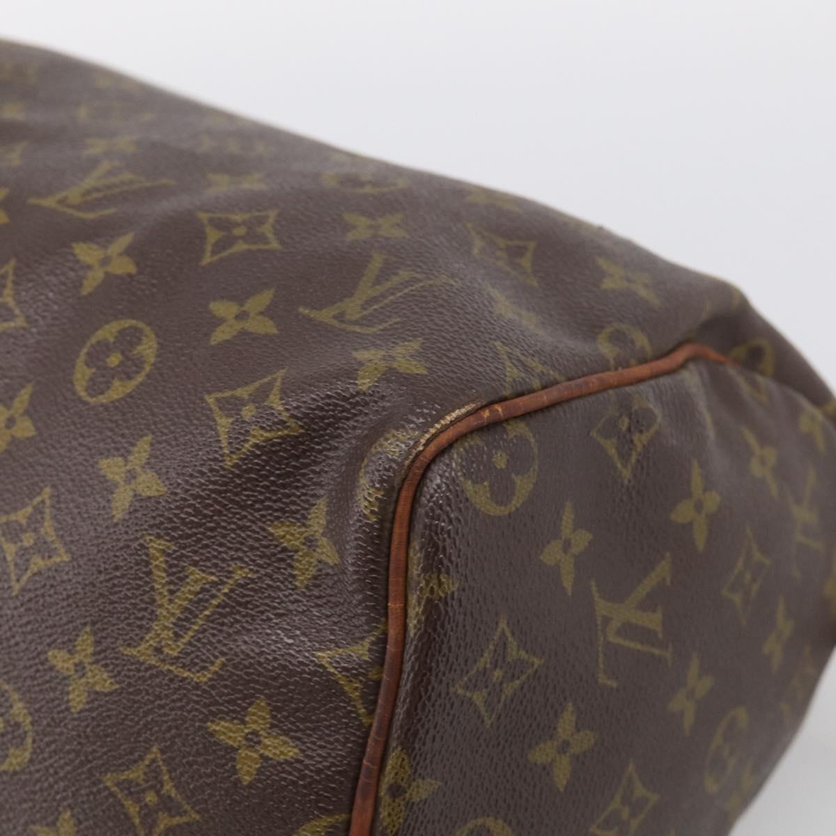 LOUIS VUITTON Monogram Speedy 30 Hand Bag M41526 LV Auth bs38055