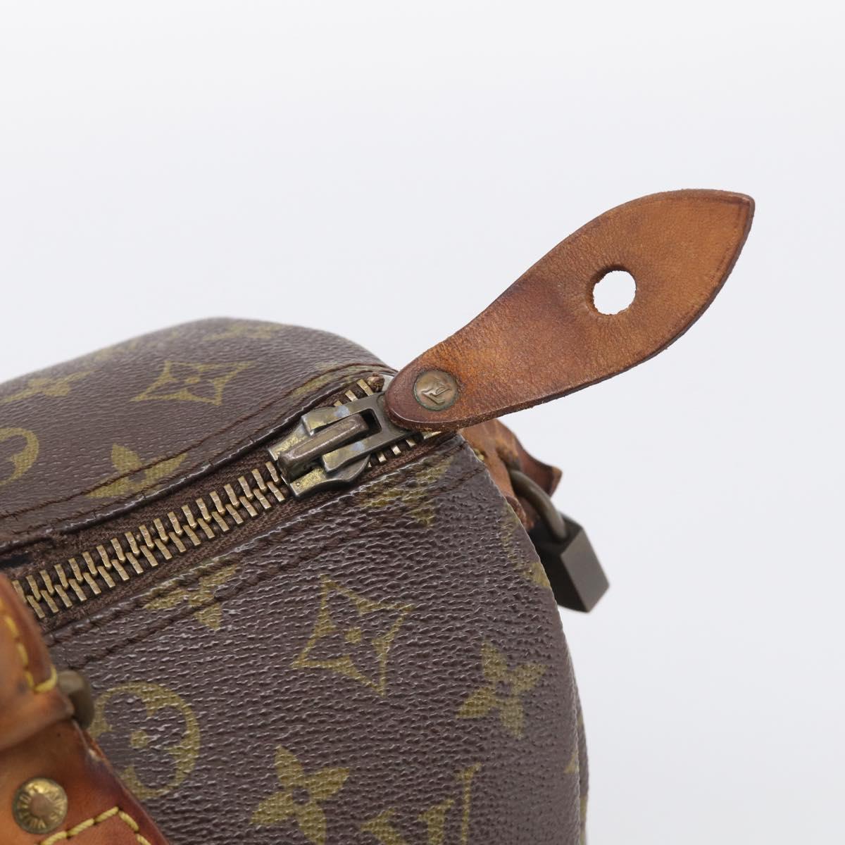LOUIS VUITTON Monogram Speedy 30 Hand Bag M41526 LV Auth bs38055