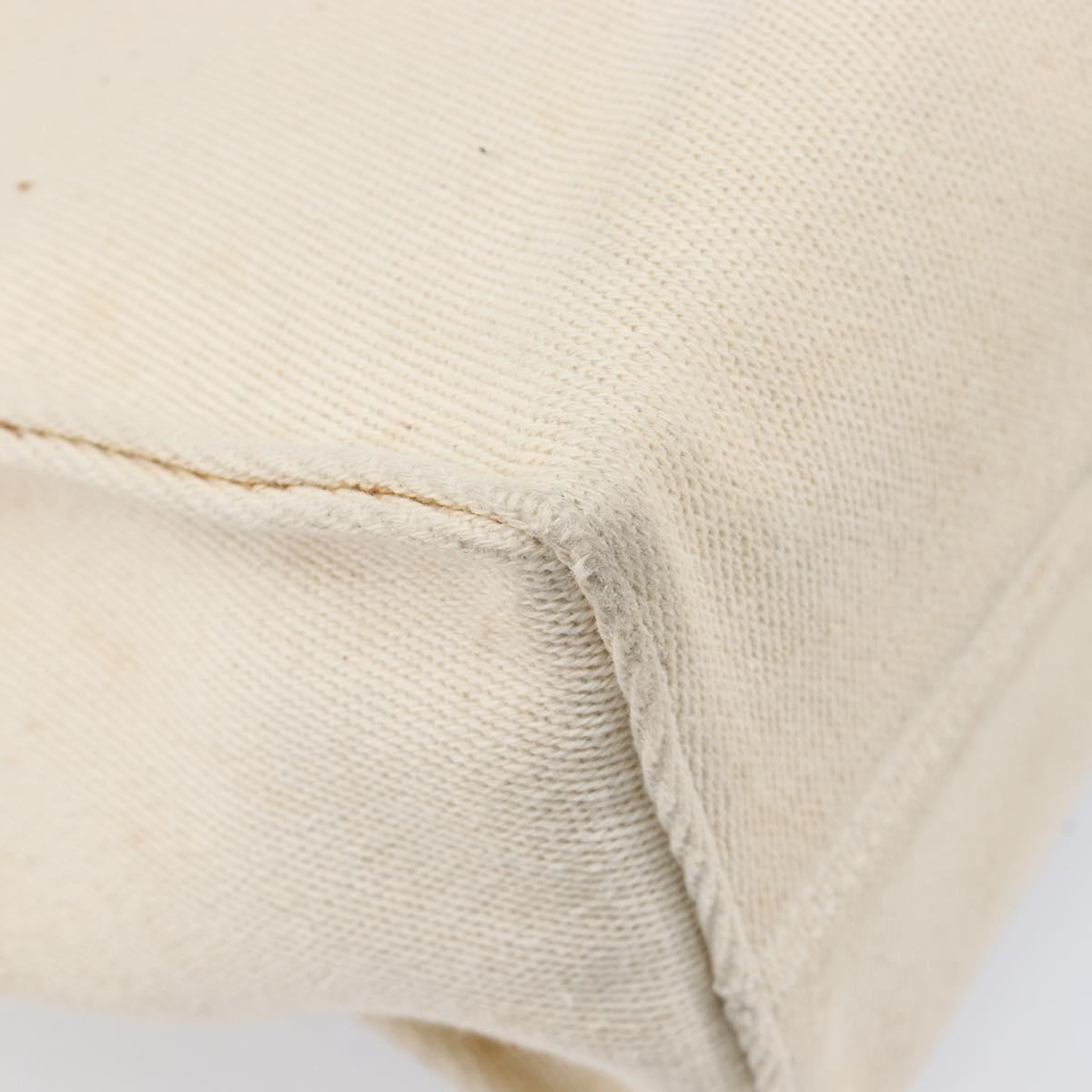 LOEWE Cushion Tote Bag Canvas White Auth bs38063A