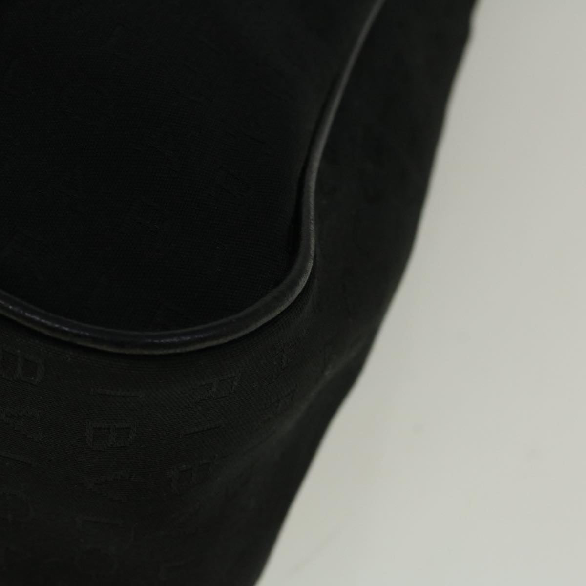 BVLGARI Tote Bag Canvas Black Auth bs8797