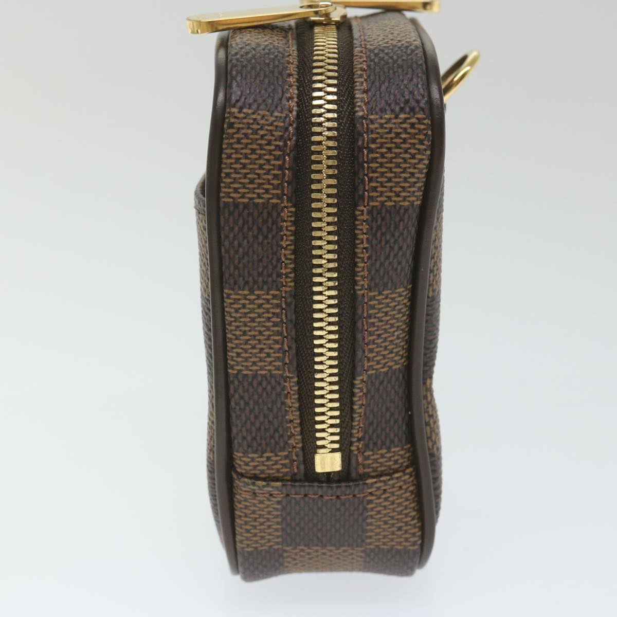 LOUIS VUITTON Damier Ebene Etui Okapi PM Pouch N61738 LV Auth bs9699V