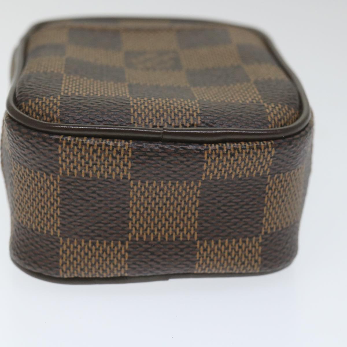 LOUIS VUITTON Damier Ebene Etui Okapi PM Pouch N61738 LV Auth bs9699V