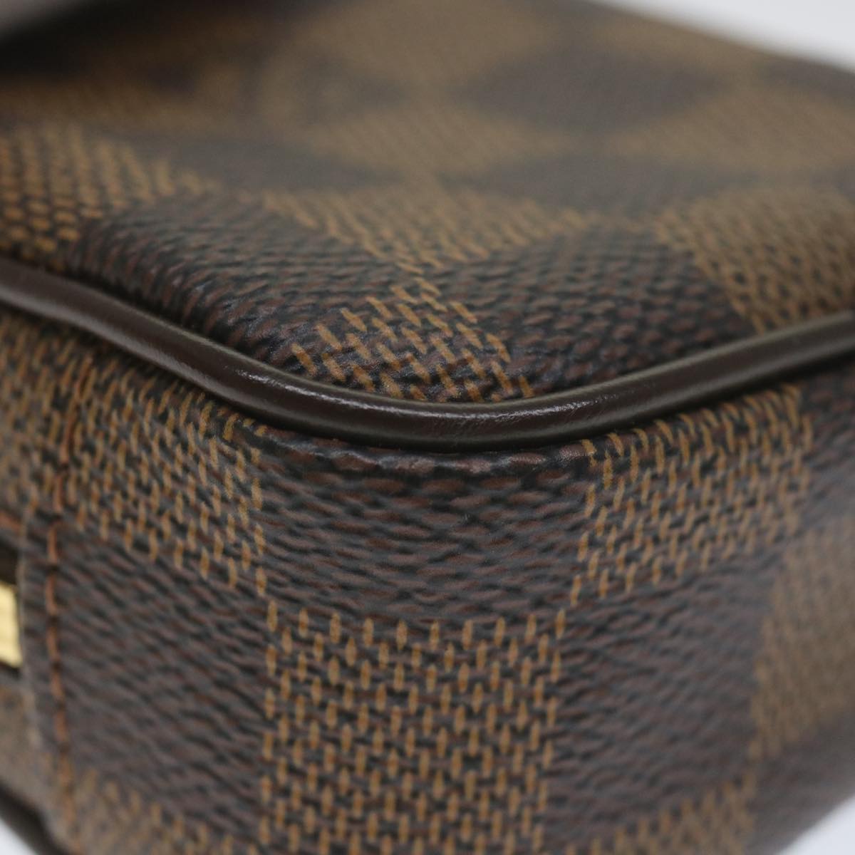 LOUIS VUITTON Damier Ebene Etui Okapi PM Pouch N61738 LV Auth bs9699V