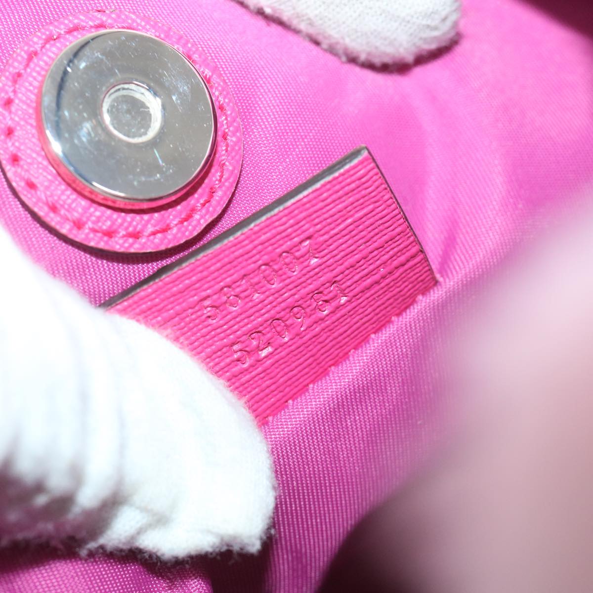 GUCCI Hand Bag Bore Pink 581007 Auth bs9760V