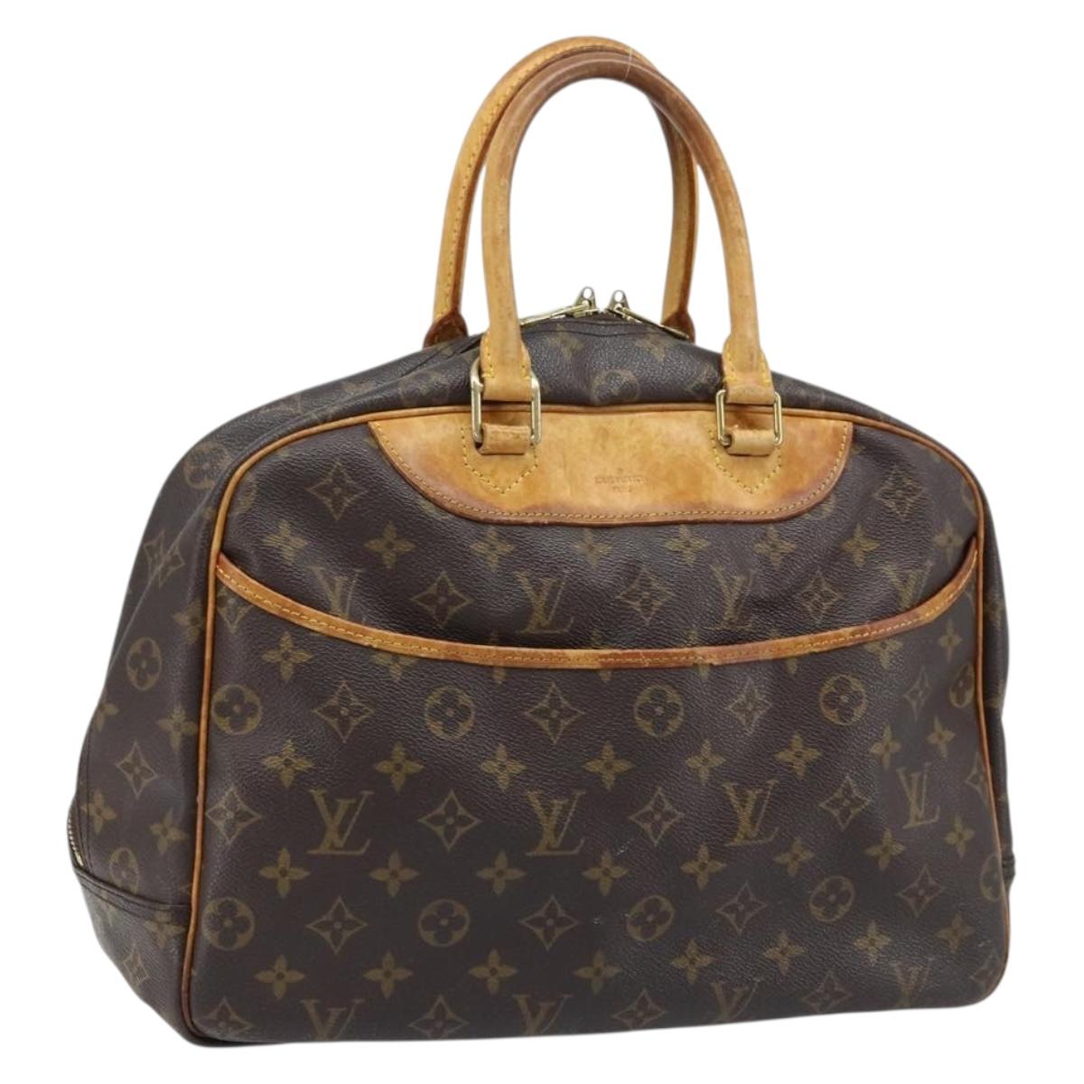 LOUIS VUITTON Monogram Deauville Hand Bag M47270 LV Auth BSZ003
