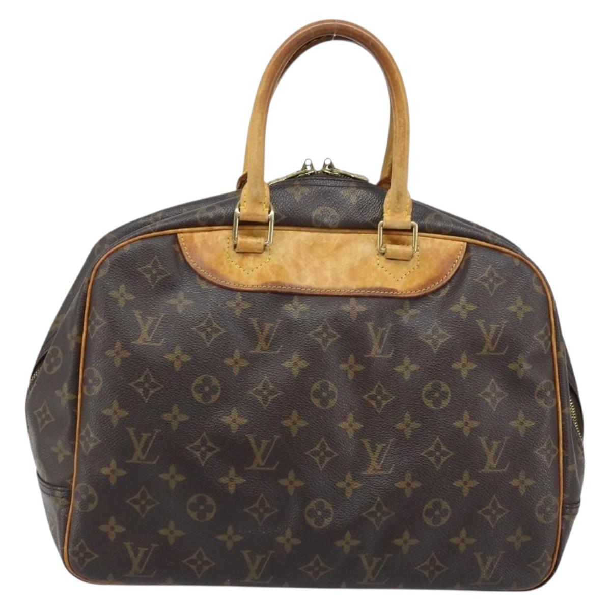 LOUIS VUITTON Monogram Deauville Hand Bag M47270 LV Auth BSZ003