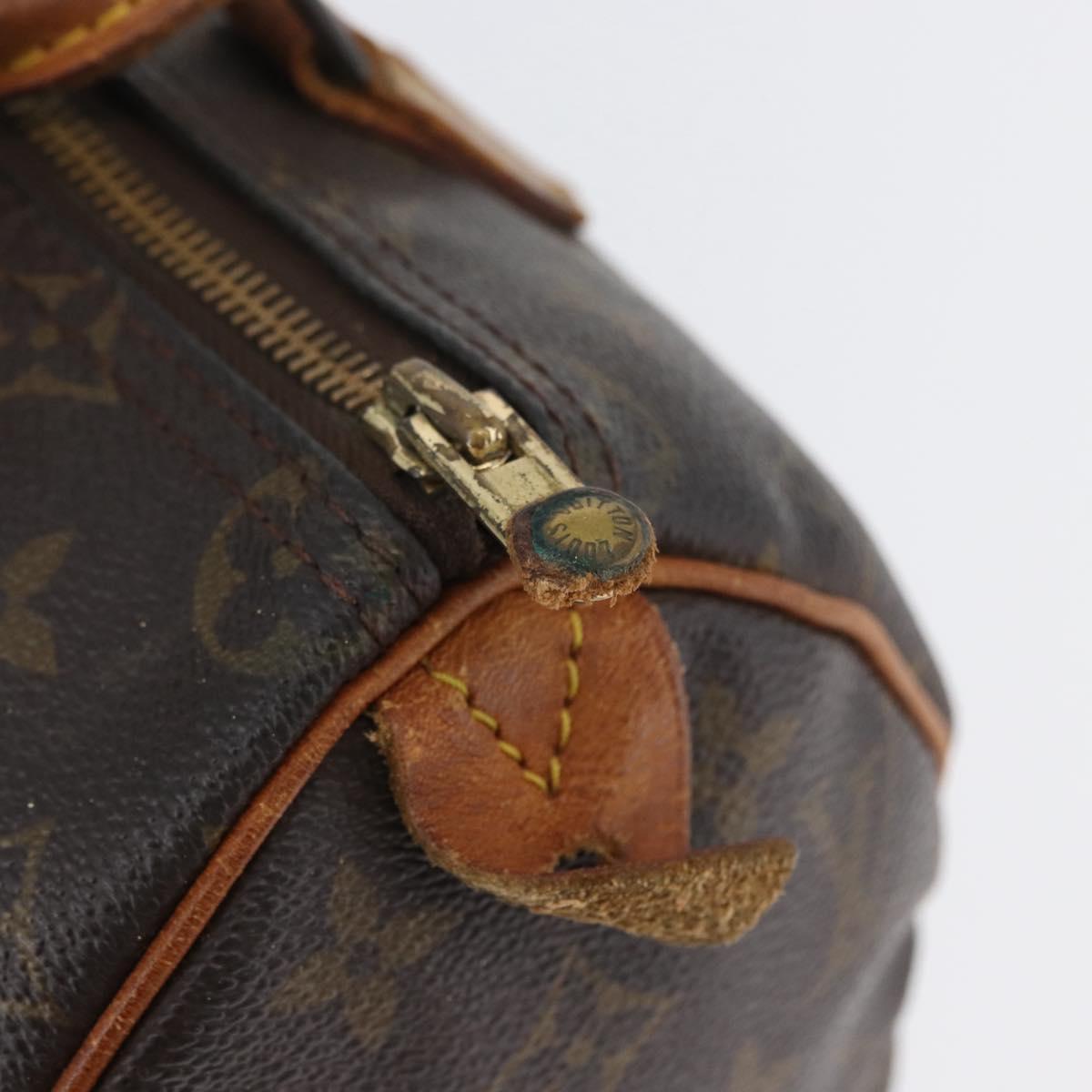 LOUIS VUITTON Monogram Speedy 25 Hand Bag M41528 LV Auth BSZ041