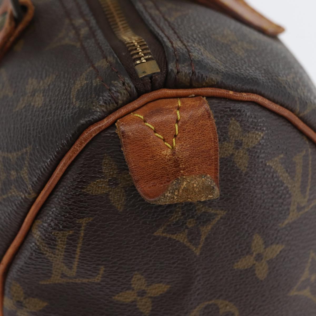 LOUIS VUITTON Monogram Speedy 25 Hand Bag M41528 LV Auth BSZ041