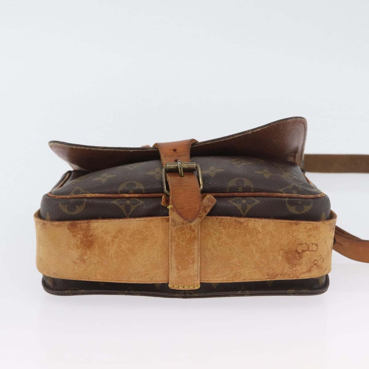 LOUIS VUITTON Monogram Cartouchiere MM Shoulder Bag M51253 LV Auth BSZ063
