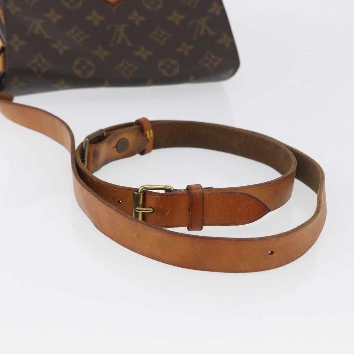 LOUIS VUITTON Monogram Cartouchiere MM Shoulder Bag M51253 LV Auth BSZ063