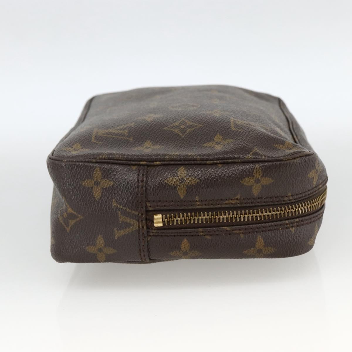 LOUIS VUITTON Monogram Trousse Toilette 23 Clutch Bag M47524 LV Auth BSZ064