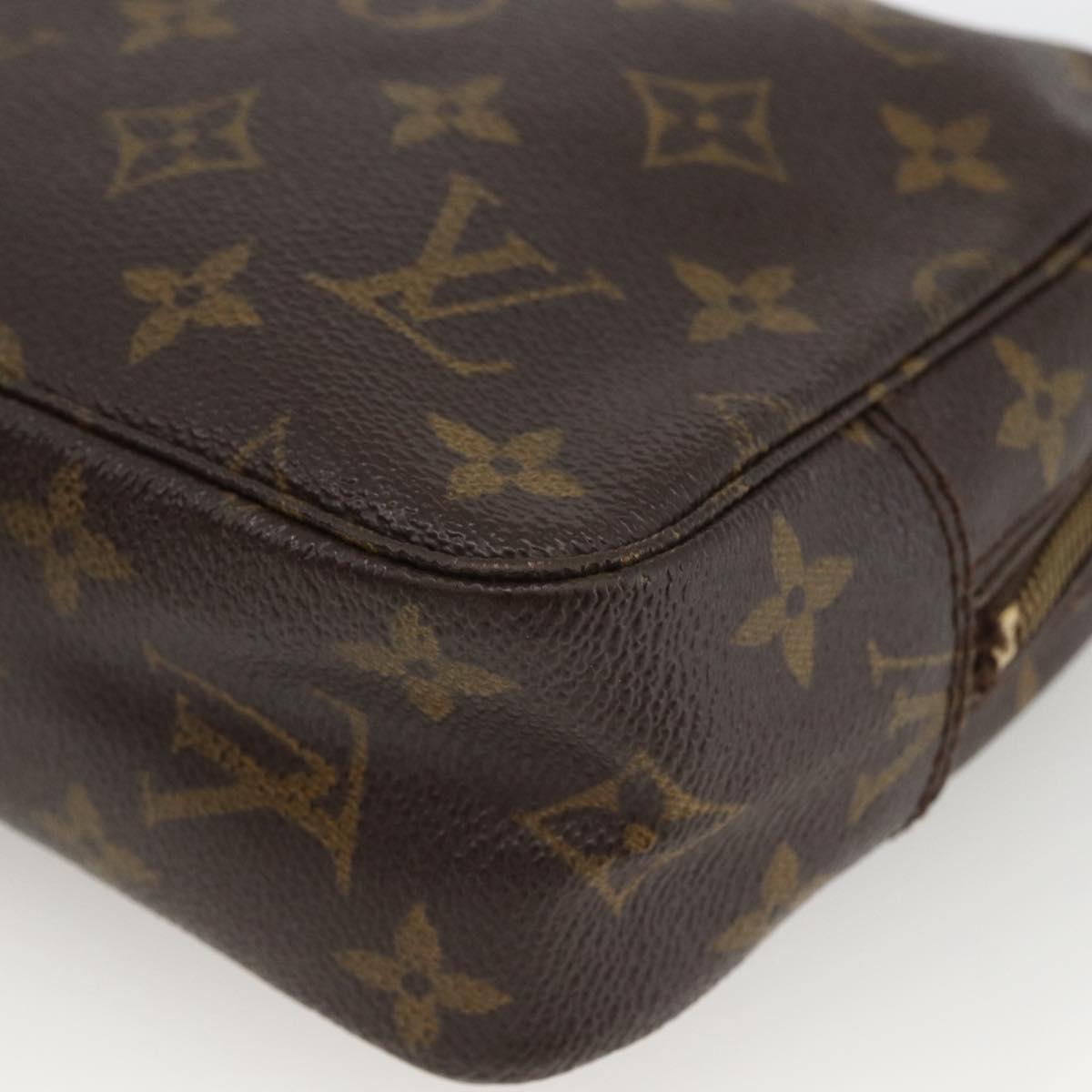 LOUIS VUITTON Monogram Trousse Toilette 23 Clutch Bag M47524 LV Auth BSZ064