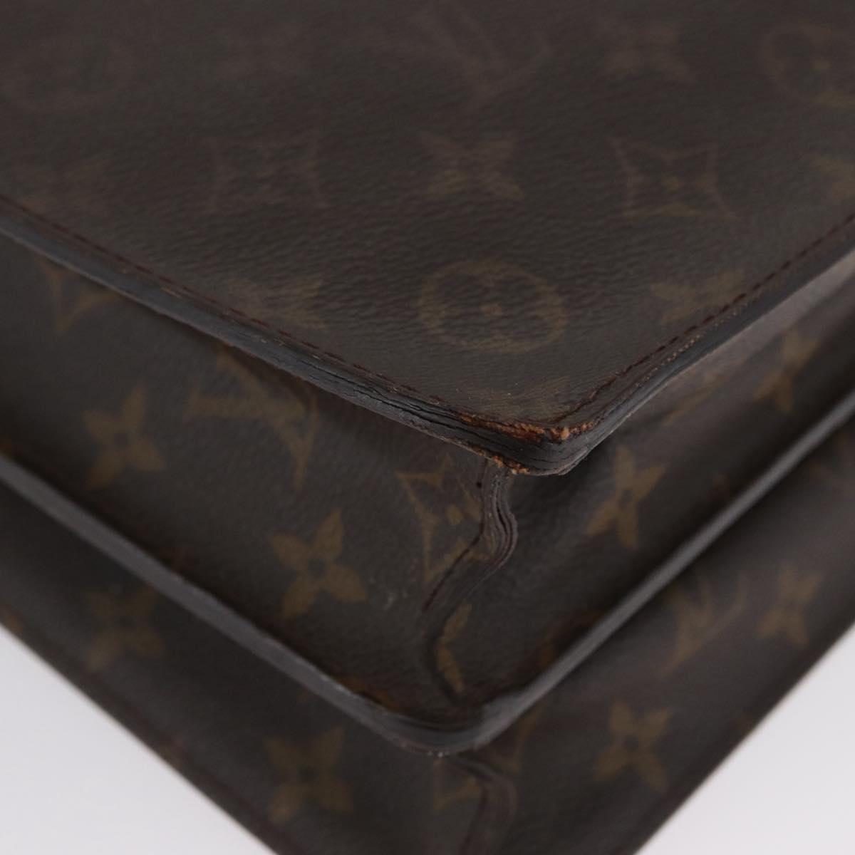 LOUIS VUITTON Monogram Serviette Conseiller Briefcase M53331 LV Auth BSZ073