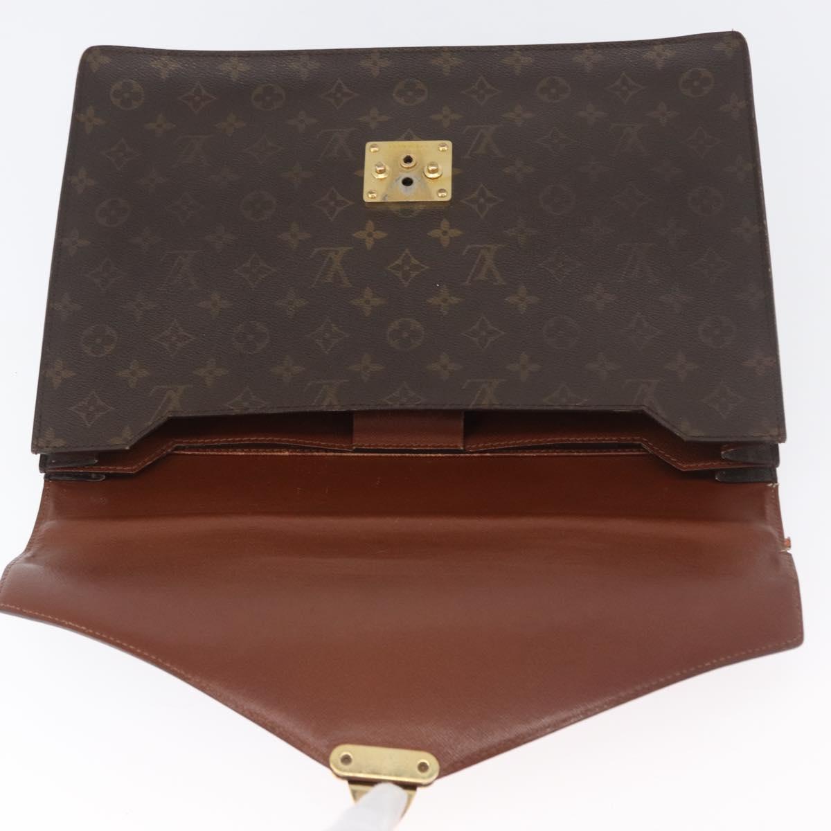 LOUIS VUITTON Monogram Serviette Conseiller Briefcase M53331 LV Auth BSZ073