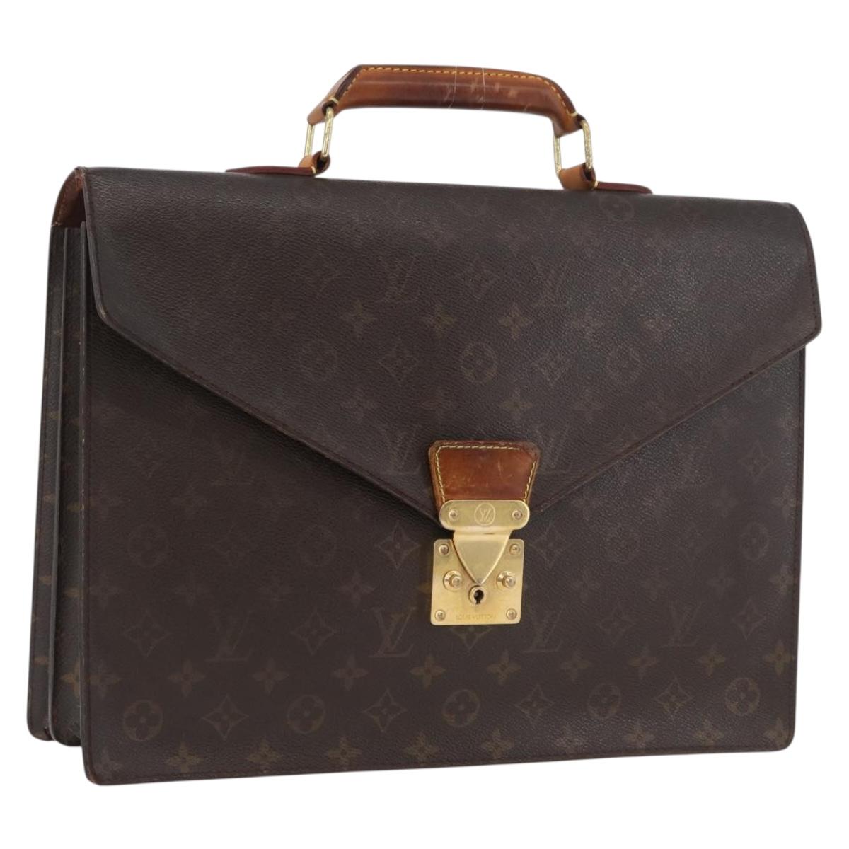 LOUIS VUITTON Monogram Serviette Conseiller Briefcase M53331 LV Auth BSZ073