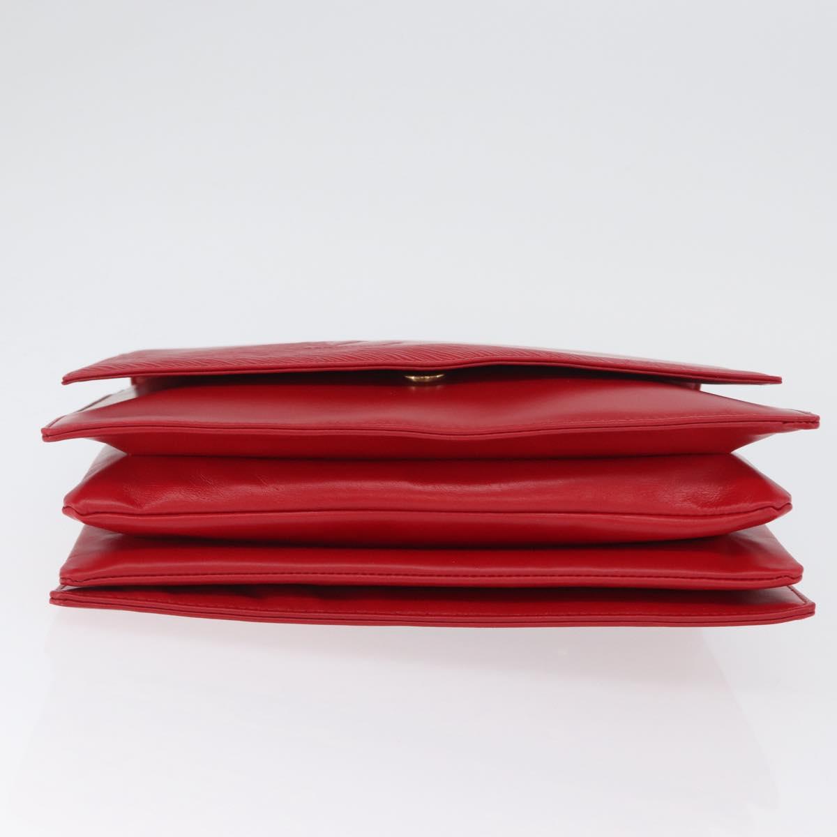 LOUIS VUITTON Opera line Delph Shoulder Bag Red M63937 LV Auth BSZ075