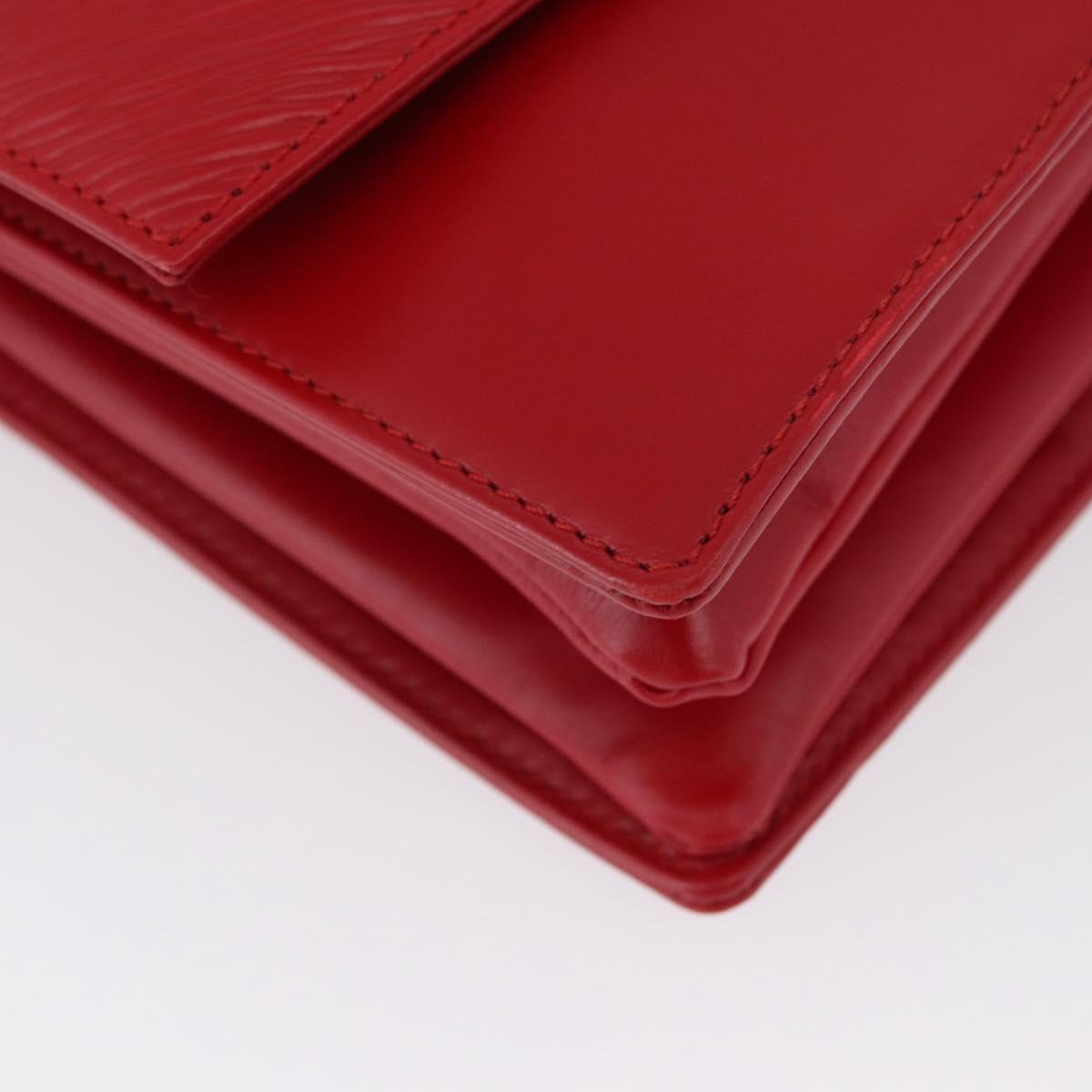 LOUIS VUITTON Opera line Delph Shoulder Bag Red M63937 LV Auth BSZ075
