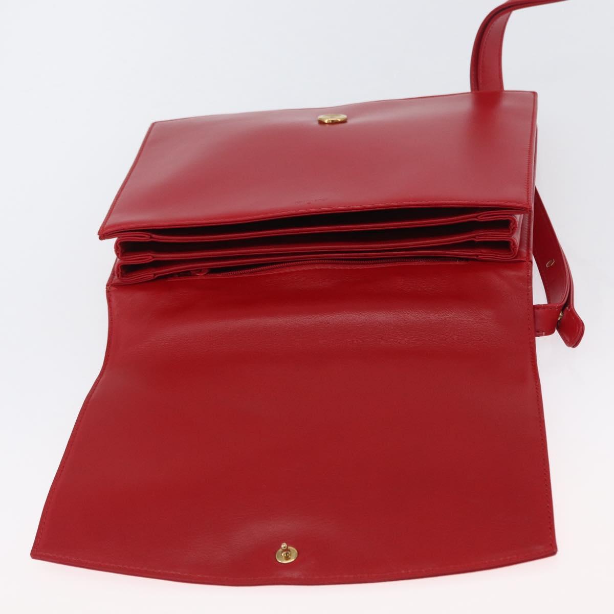 LOUIS VUITTON Opera line Delph Shoulder Bag Red M63937 LV Auth BSZ075