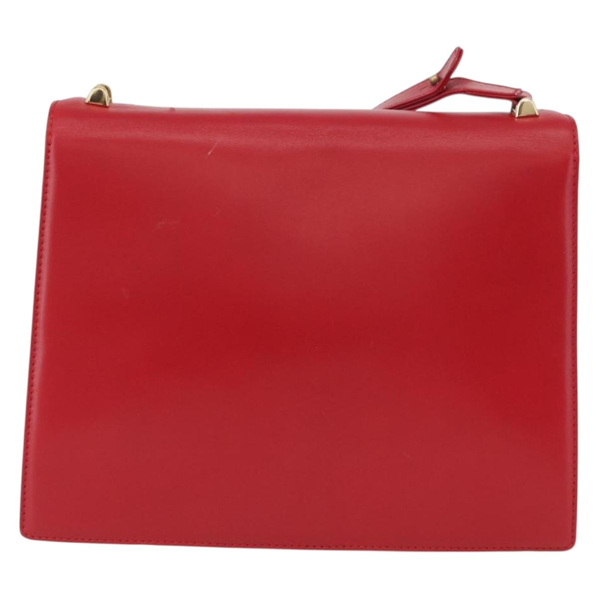 LOUIS VUITTON Opera line Delph Shoulder Bag Red M63937 LV Auth BSZ075