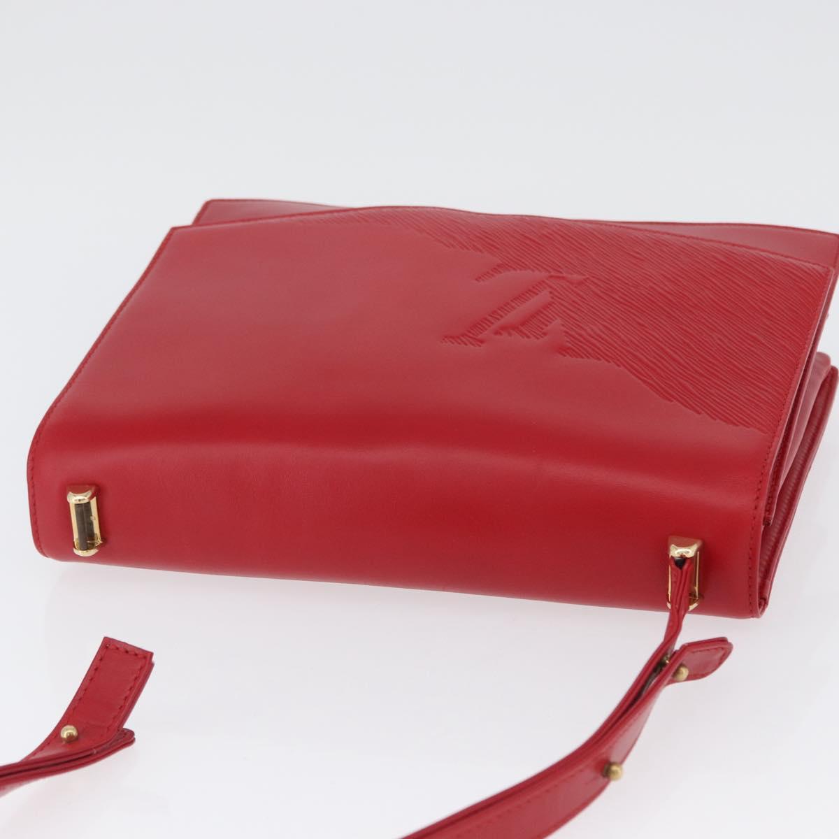 LOUIS VUITTON Opera line Delph Shoulder Bag Red M63937 LV Auth BSZ075